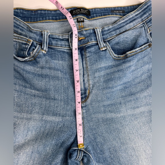 Judy Blue Skinny Fit Stretch Comfort Jeans Sz 11/30 Ankle Length - Picture 8 of 8